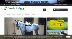 Desktop Screenshot of caballoyjinete.com